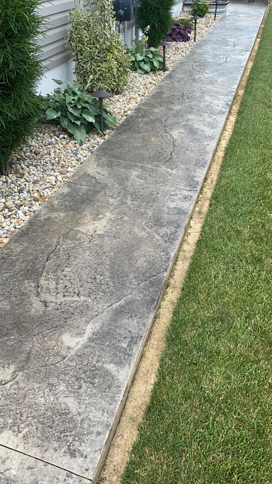 Stamped Walkway