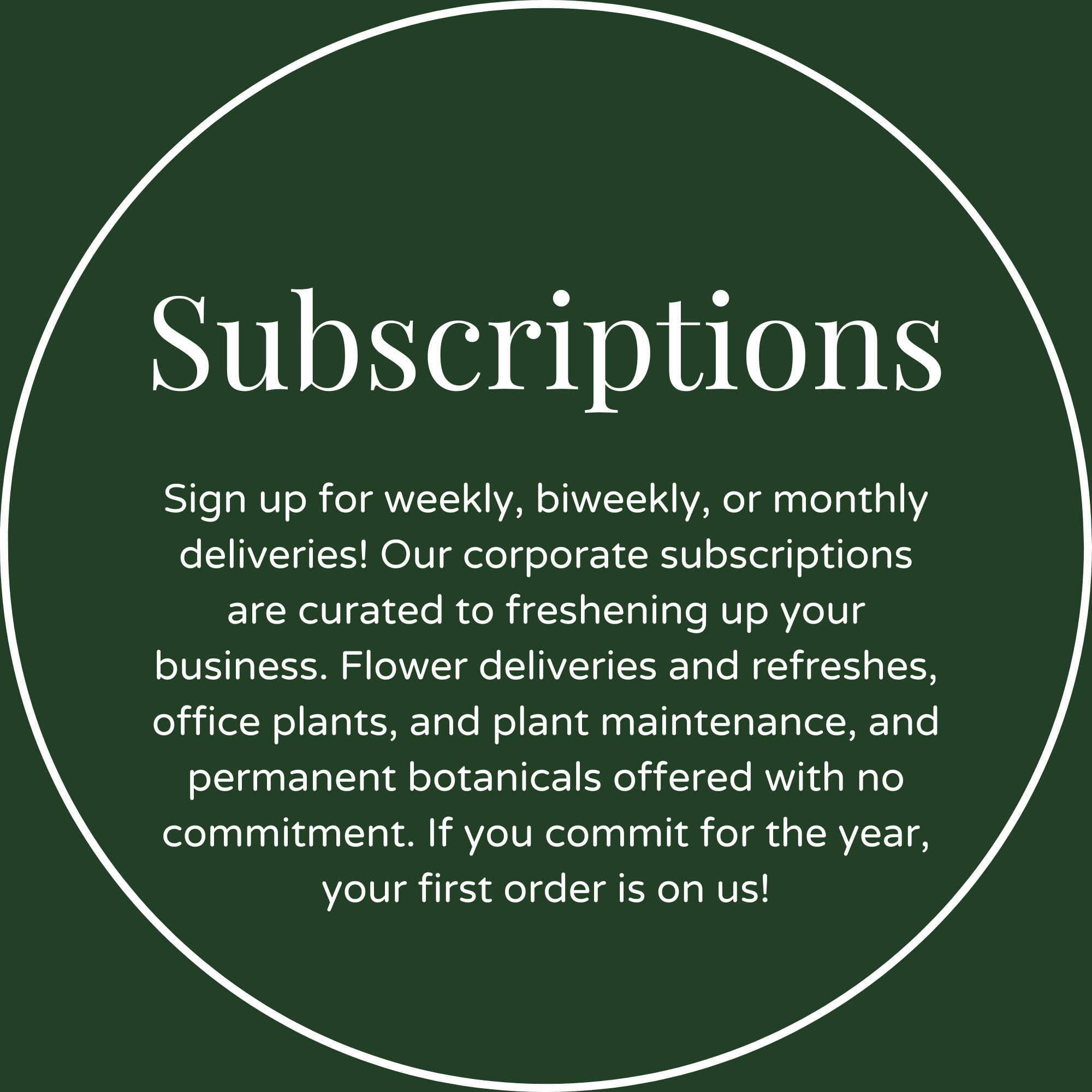 Flower Subscriptions