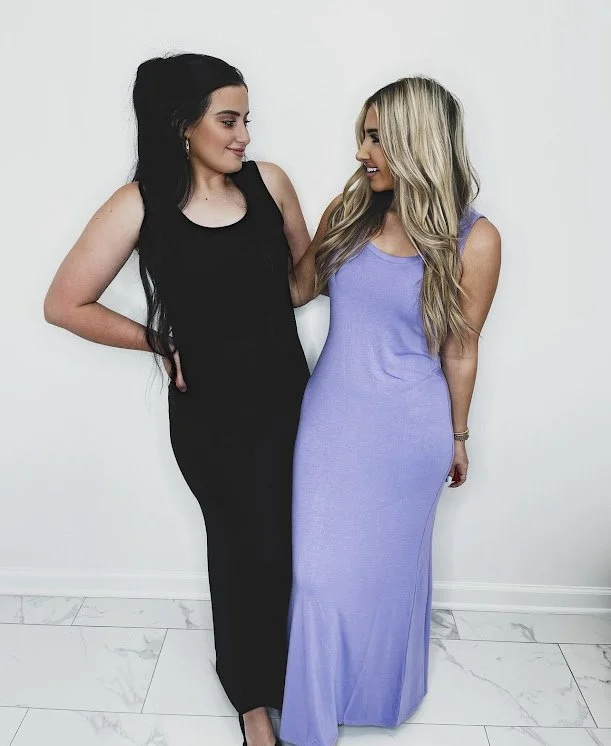 Sleeveless Maxi Dress - Black