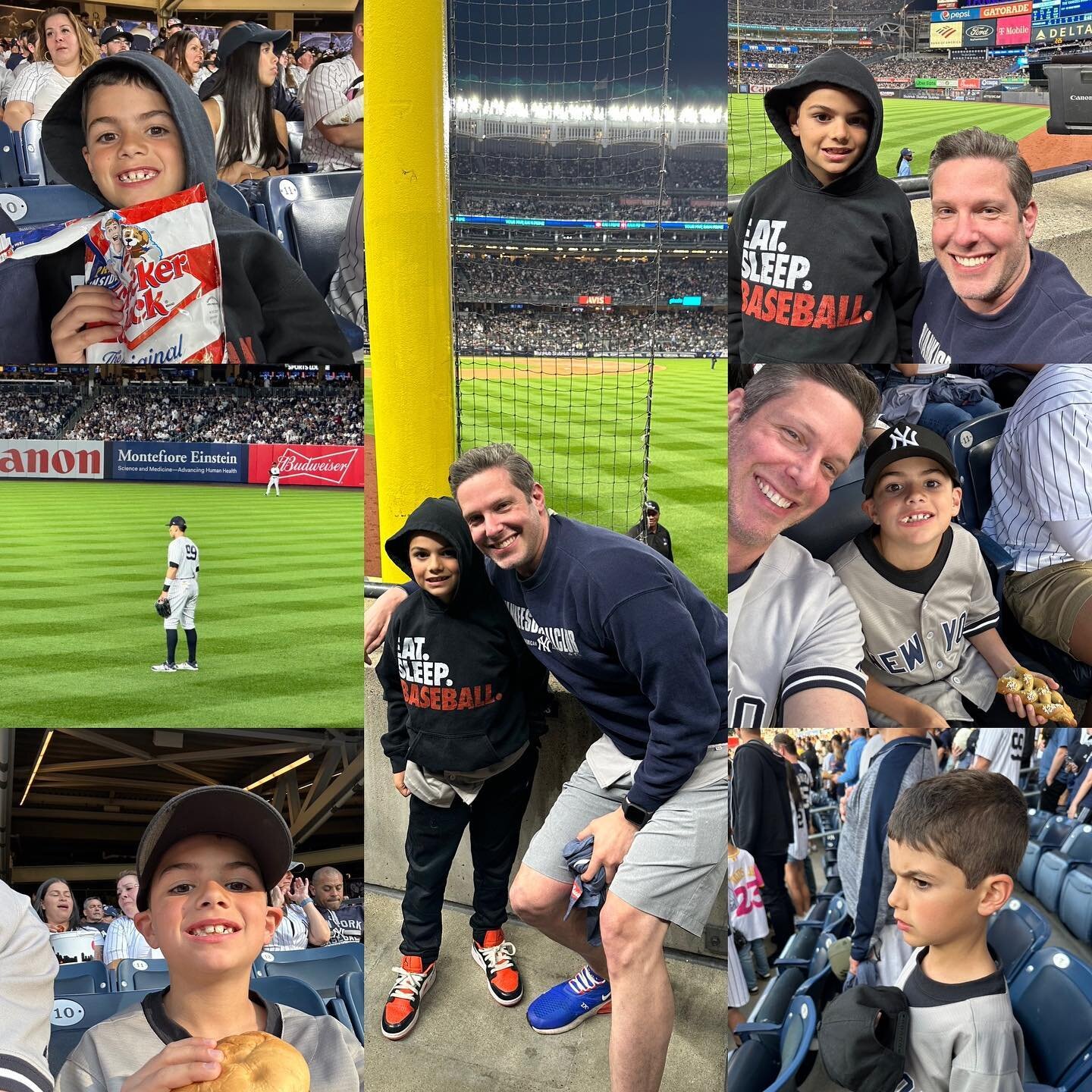 If you don&rsquo;t eat half of the concessions at Yankee Stadium then were you really there? Happy 8th Birthday, Myles!!! #goatunclestatusunlocked