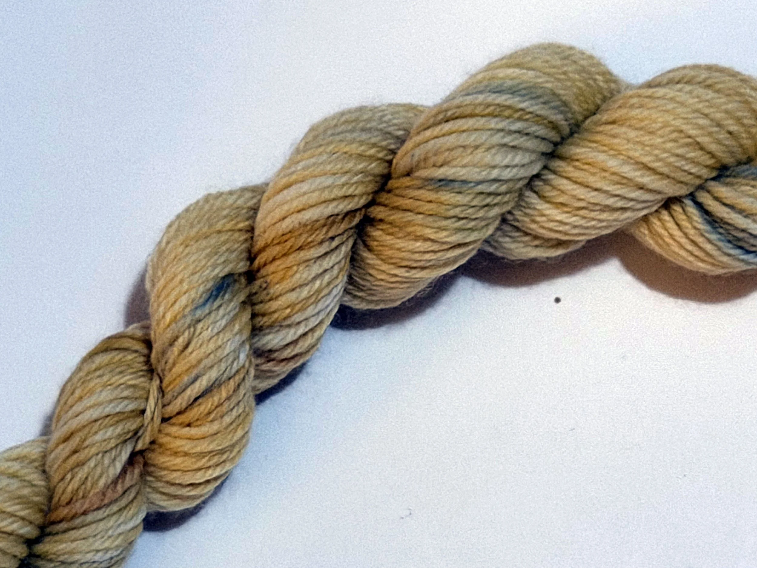"Spring Straw" - Hand Dyed Yarn