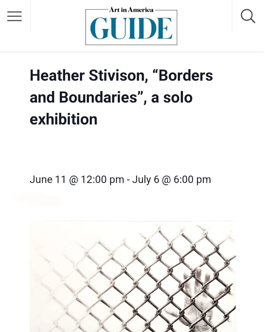 So this is definitely happening!
An interdisciplinary exhibition, including drawing, painting, fiber art, and found object installations

#artexhibit #artexhibition #interdisciplinary #drawing #chelseagallery #nycgallery #borders #borderlands #bounda