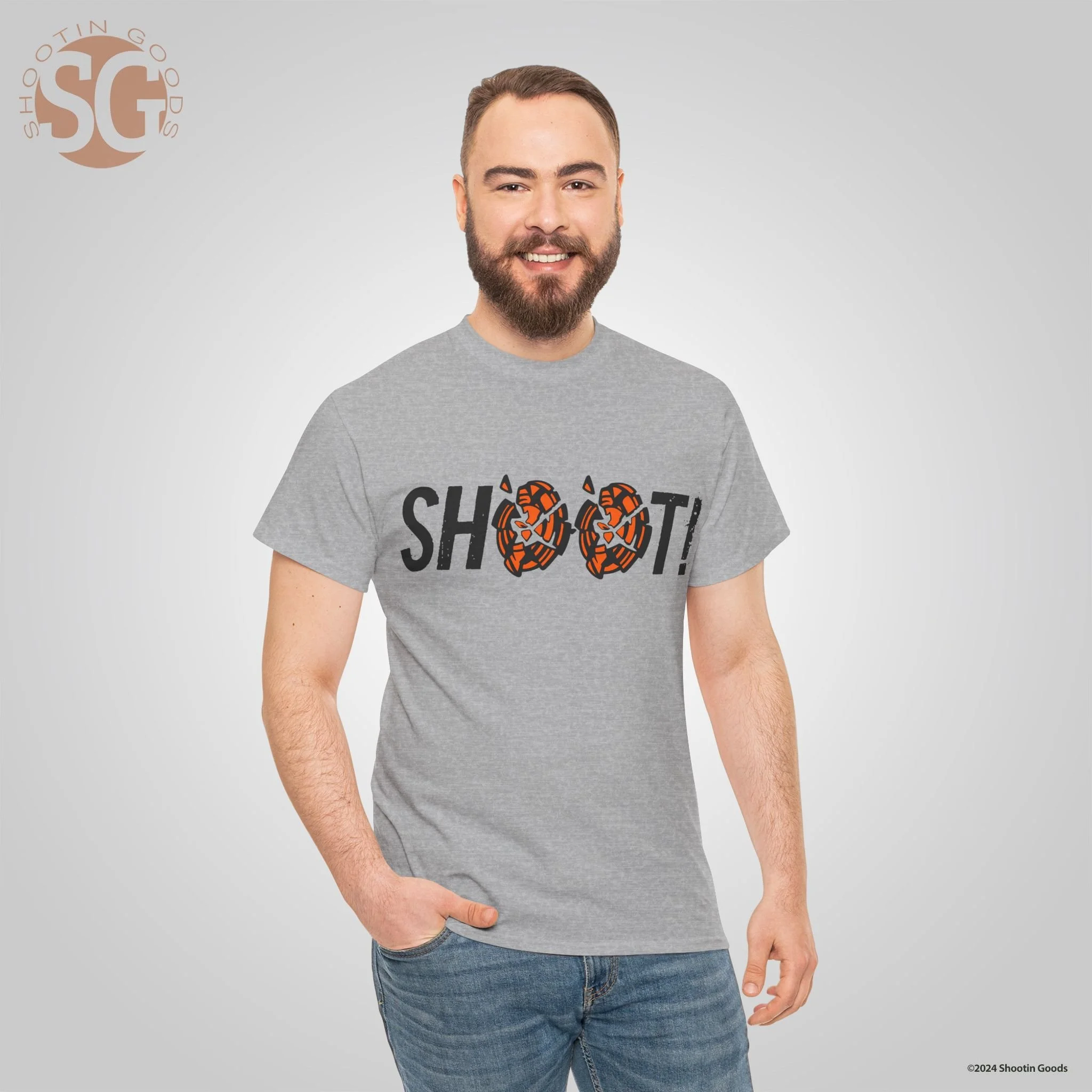Shoot! Skeet Clay Target, Trap Shooting Lover, Shotgun Shooting Sport T-Shirt