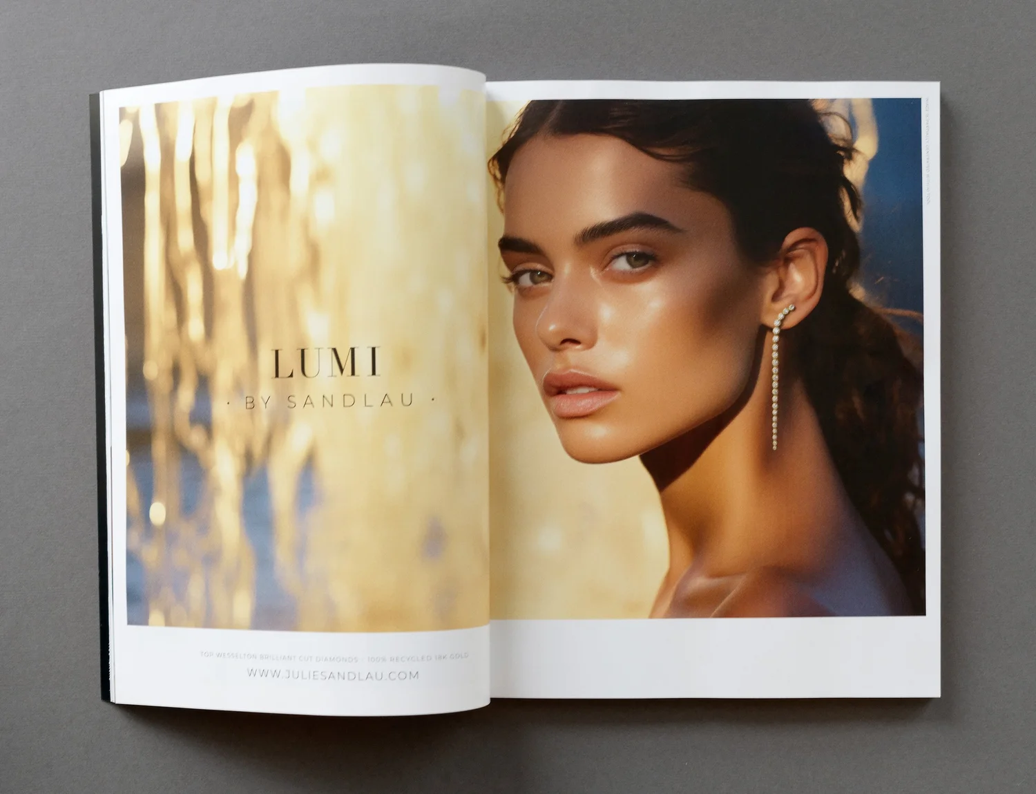 Published Julie Sandlau advertisement in VOGUE Scandinavia, created by Scenes