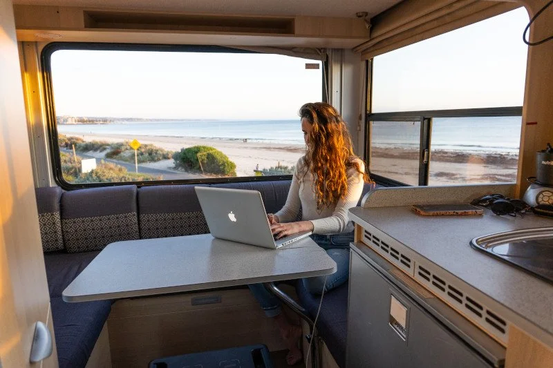 Campervan remote work