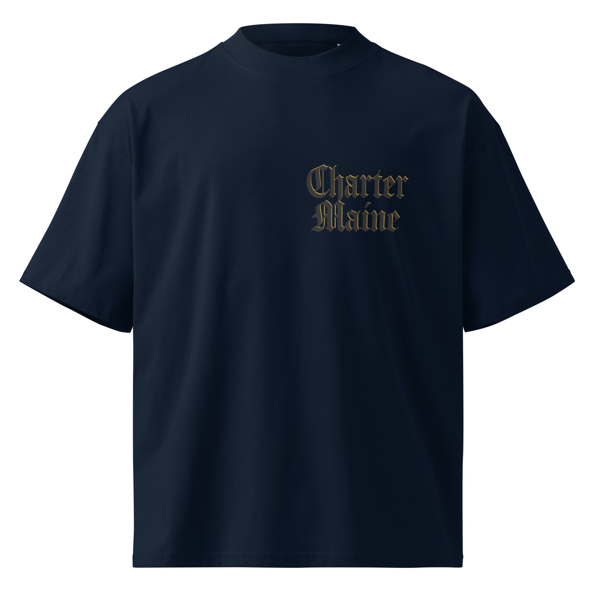 unisex-organic-oversized-high-neck-t-shirt-french-navy-front-68729d1e98255.jpg