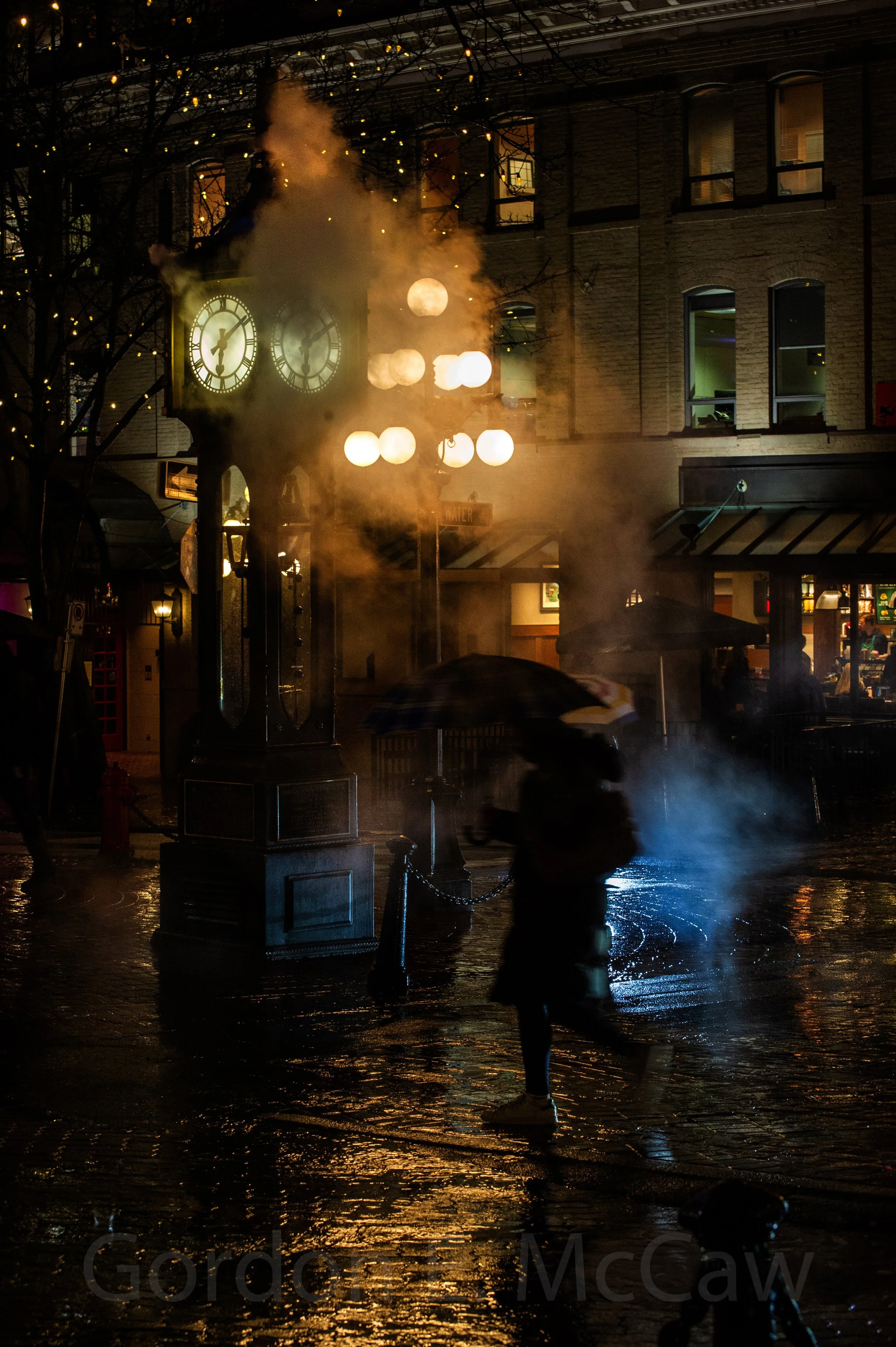 Rain Walk by Gordon McCaw Gastown Vancouver BC