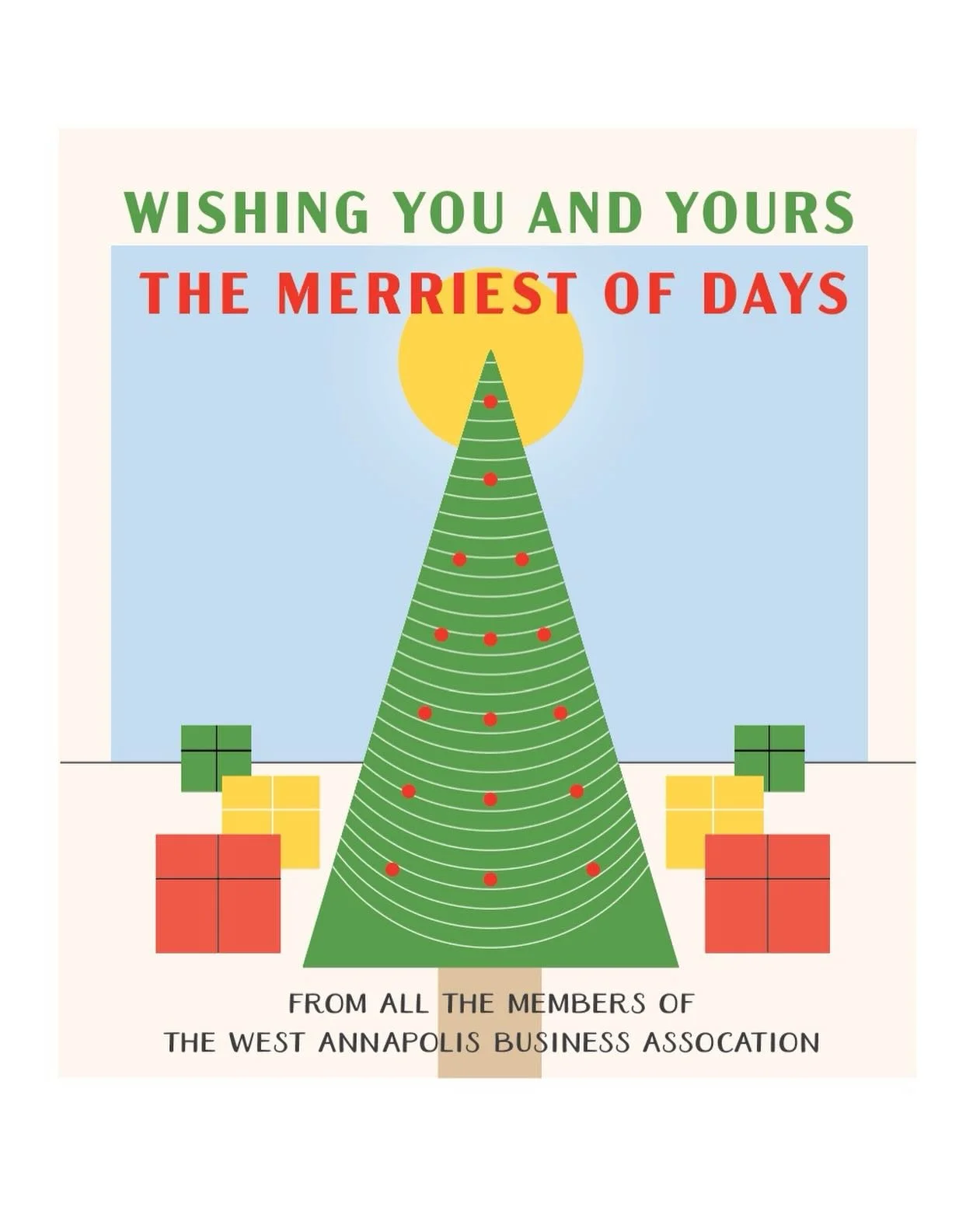 Season&rsquo;s Greetings from WABA! 🎄
Wishing you and yours the very best this holiday. We&rsquo;re filled with gratitude for our members, neighbors, and the wonderful West Annapolis community that makes this place so special. ❤️
#HappyHolidays #Mer