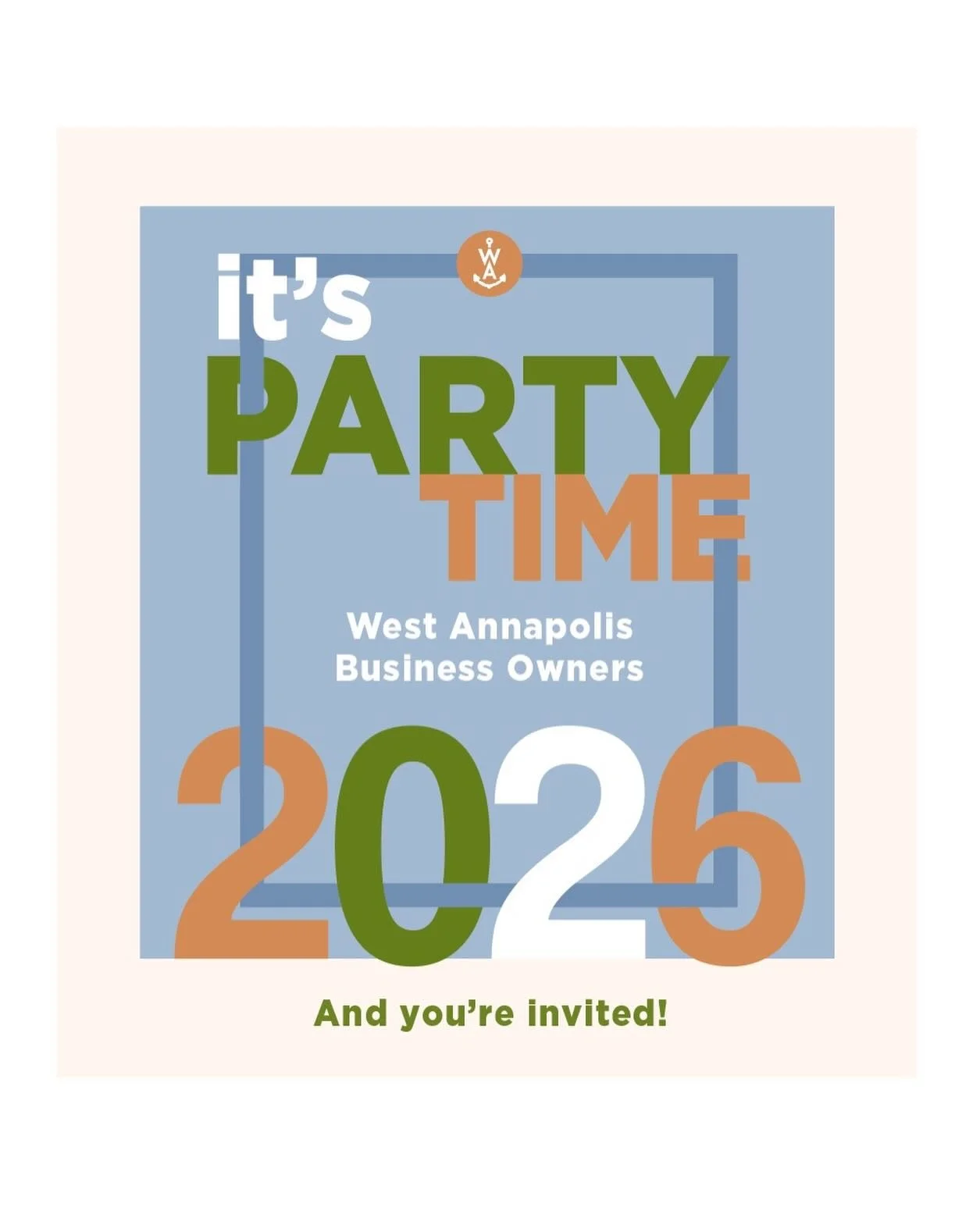 West Annapolis Business Owners &mdash; You&rsquo;re Invited!
It&rsquo;s Party Time!
Join us for the next West Annapolis Business Association (WABA) Member Meeting and Happy Hour, hosted and catered by our friends at InGrano Restaurant.
📅 January 20 