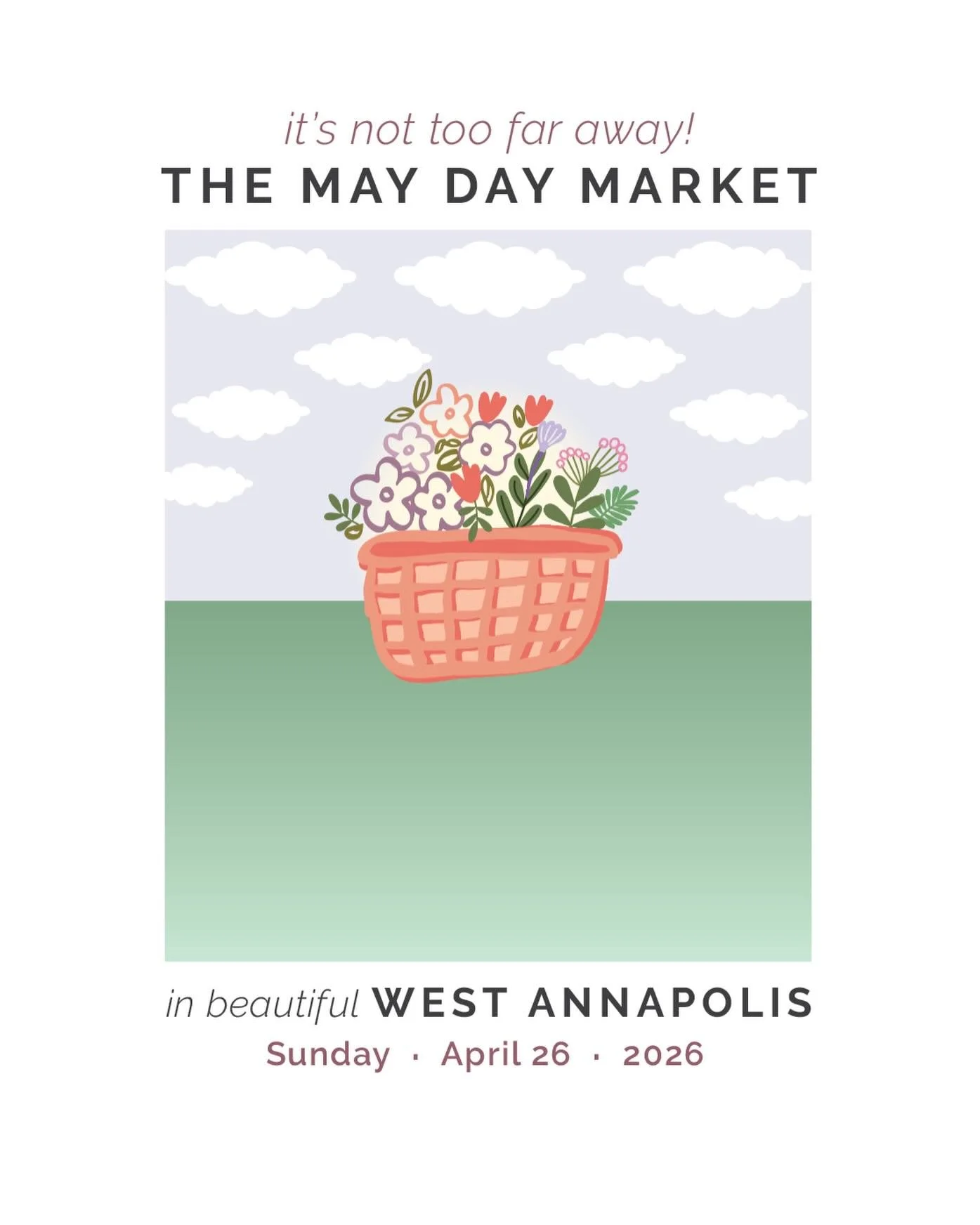 It&rsquo;s not too far away 🌸
The tradition of May Day is coming to West Annapolis! Join the West Annapolis Business Association for the first annual West Annapolis May Day Market on Sunday, April 26th and celebrate spring with your community.
&bull