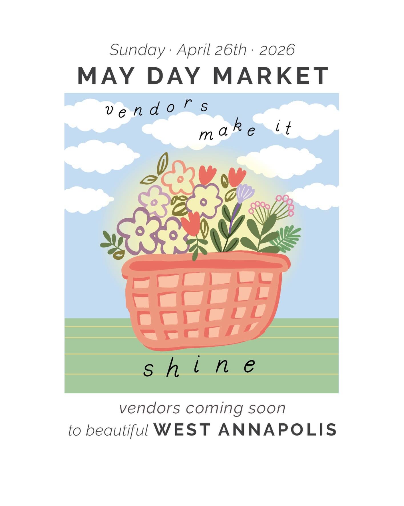 Vendors Are Making West Annapolis Shine!

We&rsquo;re so excited to welcome an amazing group of vendors to this year&rsquo;s West Annapolis May Day Market&mdash;check out the tags in this post to see just some of the great sellers who will be there!
