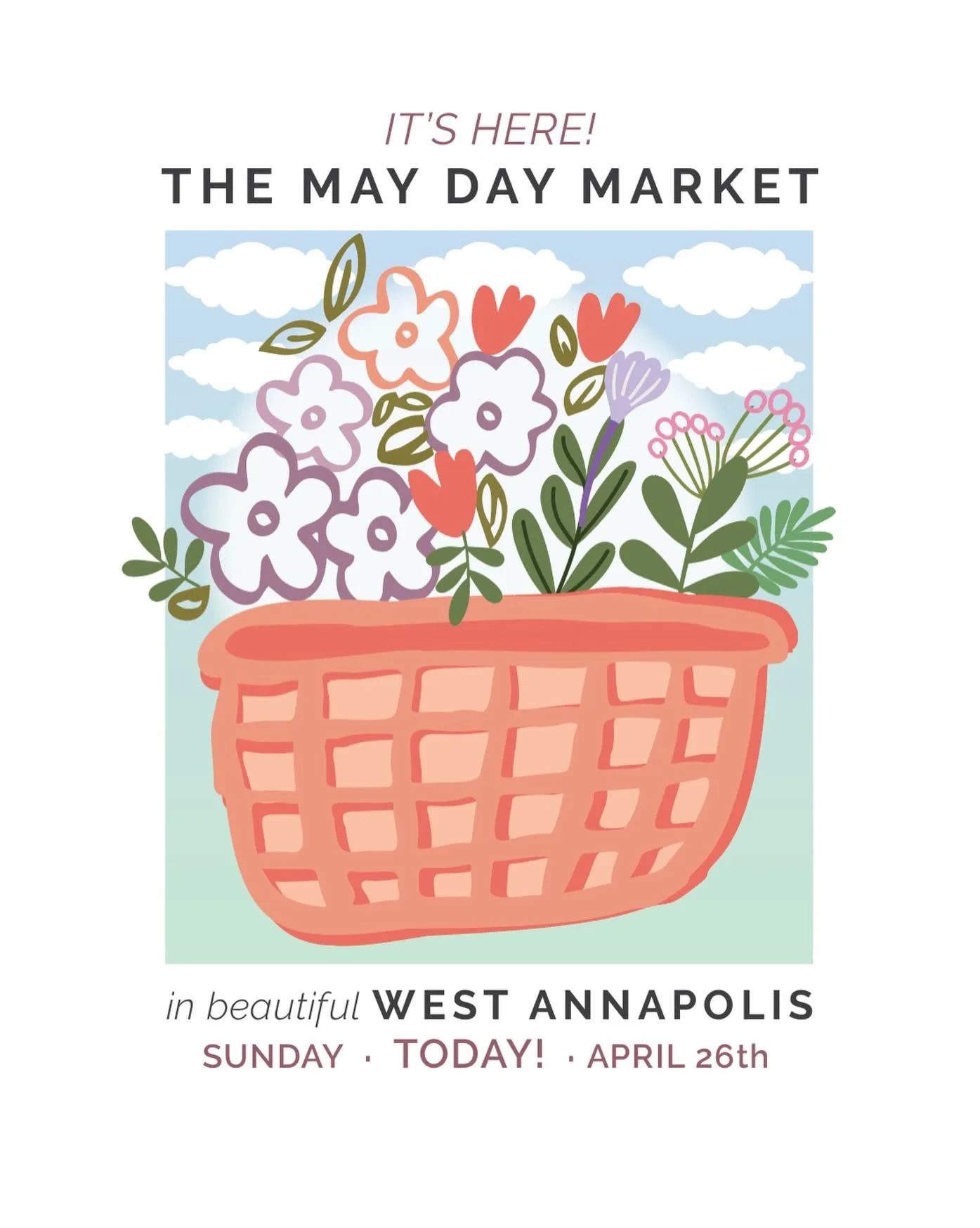 The birds are chirping, the flowers are loving this spring air, and the bravest gardeners know&hellip; today is still the perfect day to head to the Market 🌷

The Westy Annapolis May Day Market is TODAY!

Join us from 11&ndash;2 pm in West Annapolis