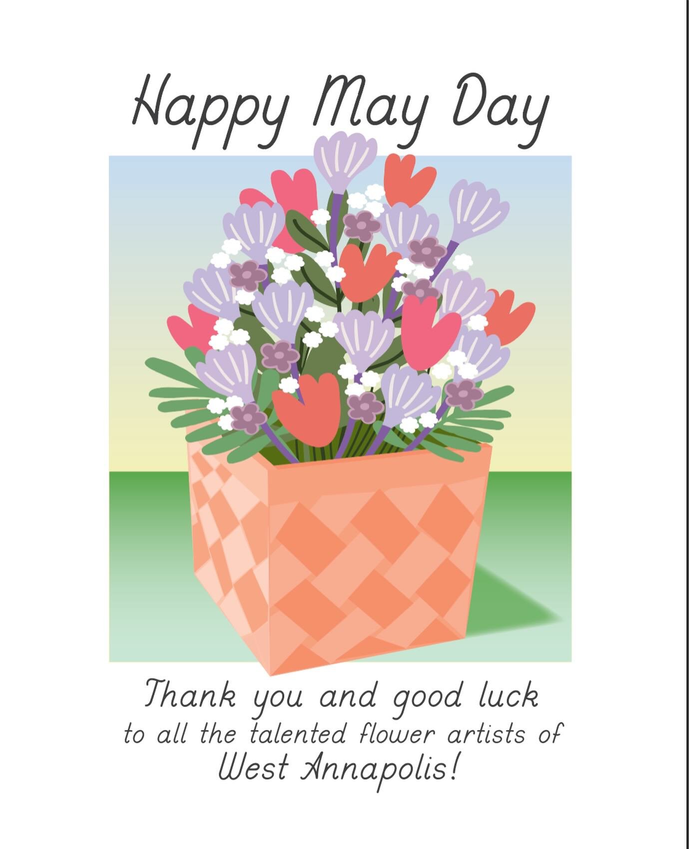 The day is here&mdash;let&rsquo;s see those baskets, West Annapolis! 🌸

It&rsquo;s time to celebrate May Day and show off your flower powers as businesses across West Annapolis decorate their doors and entryways with their beautiful May Day masterpi
