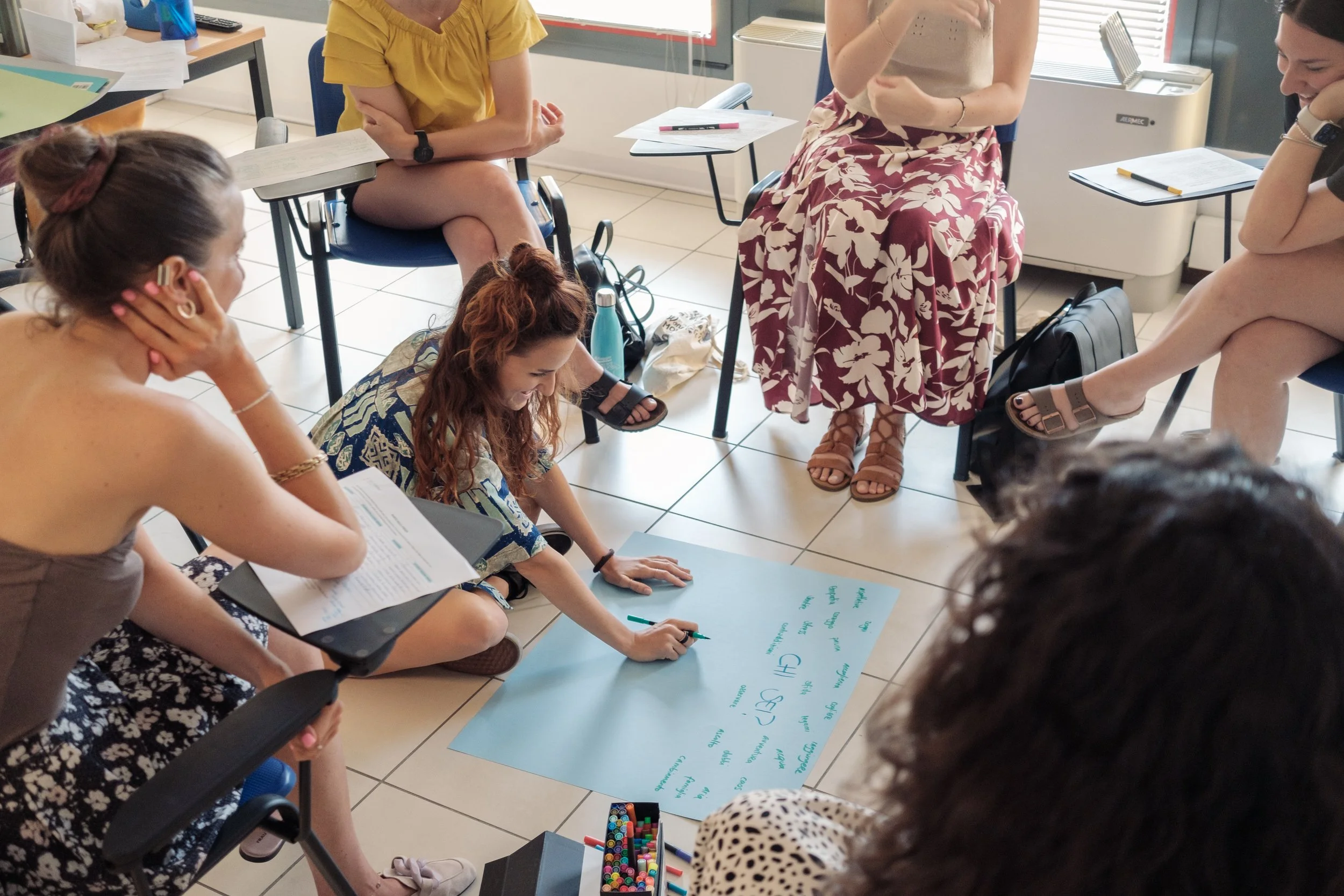 workshop, coaching di gruppo, sessione di coaching, tempo per sé, creatività