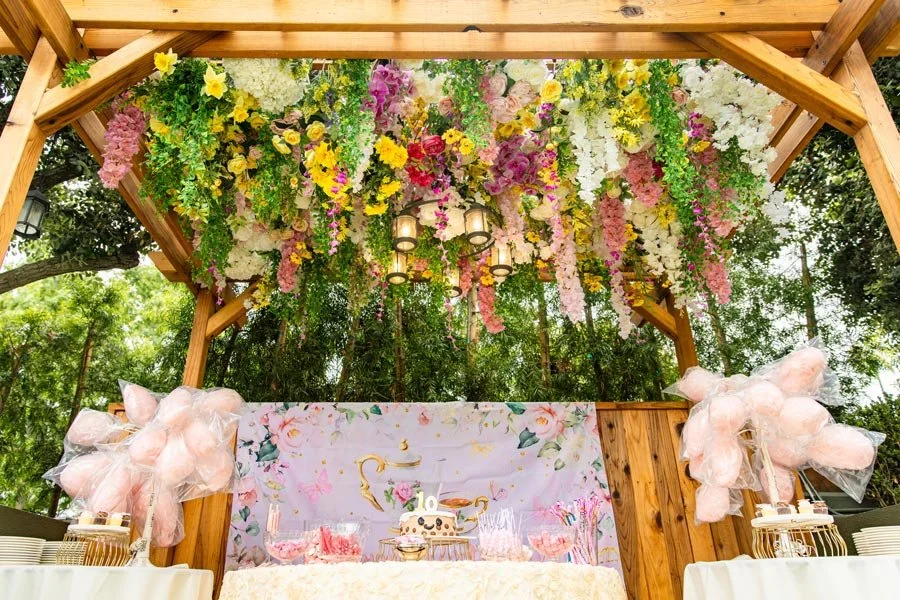 afternoon tea in a garden