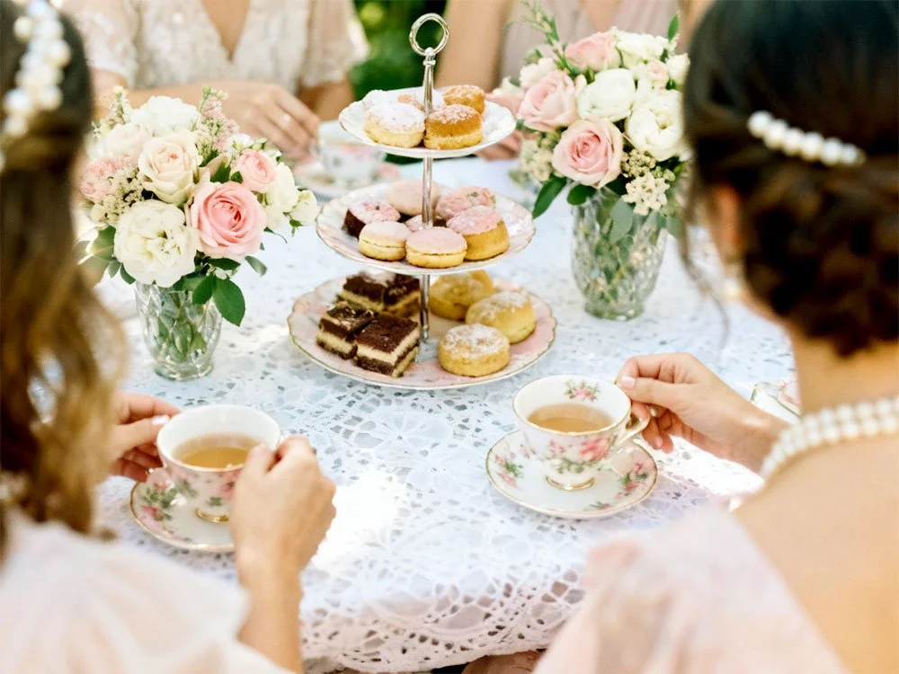 bridal shower afternoon tea party