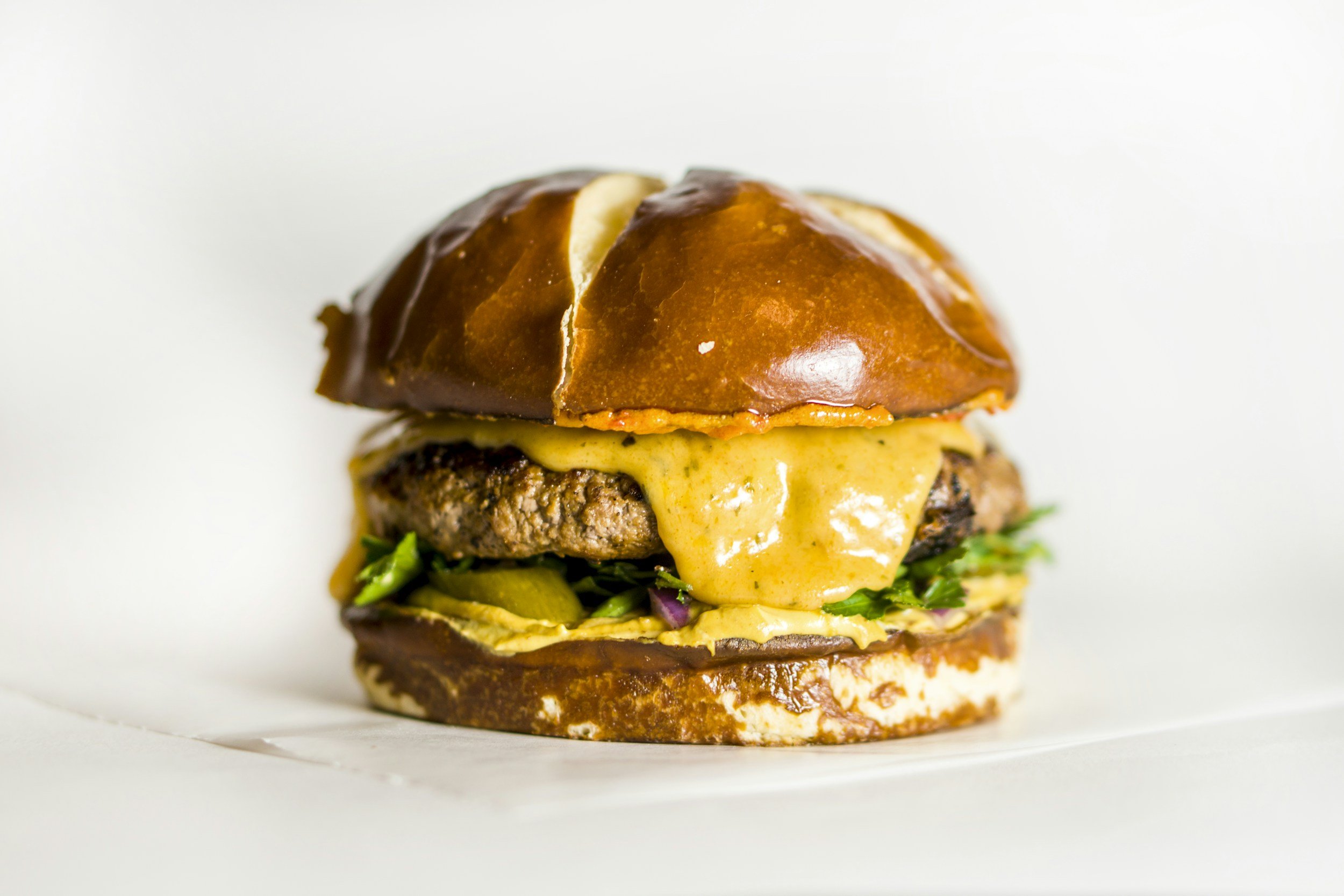 a burger
