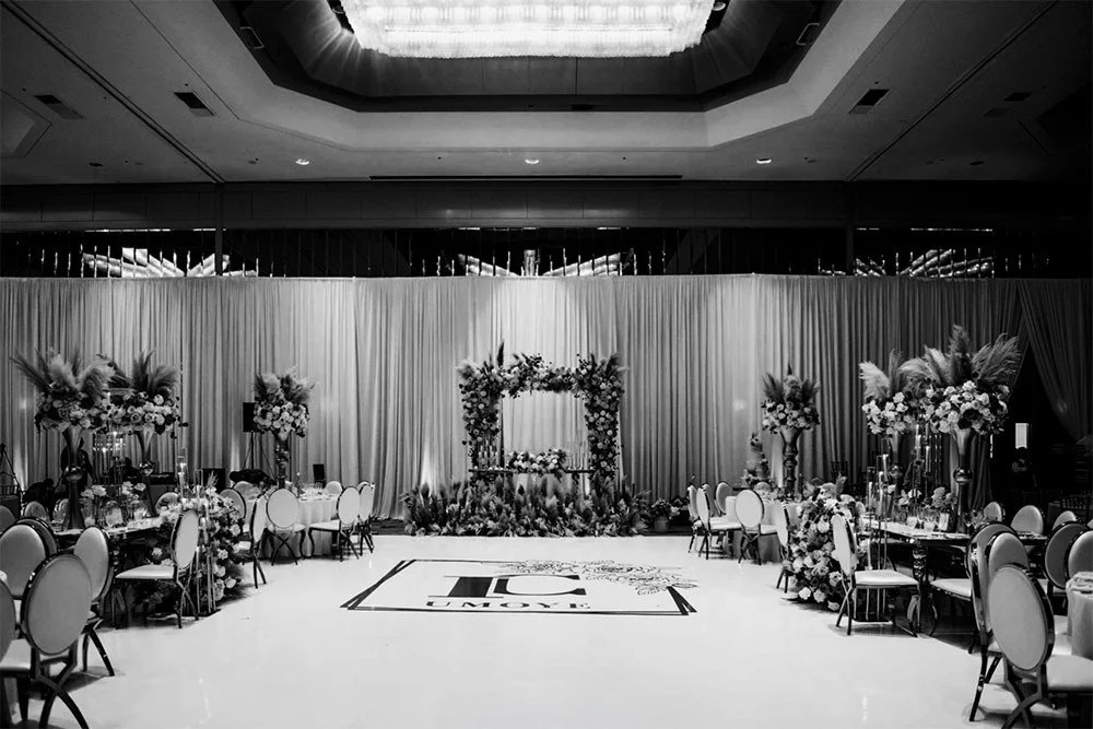 A room doesn't have a personality of its own.⁠
It takes yours.⁠
A monogram beneath your feet.⁠
Florals that climb toward the ceiling.⁠
Proof that no two celebrations ever look the same.⁠