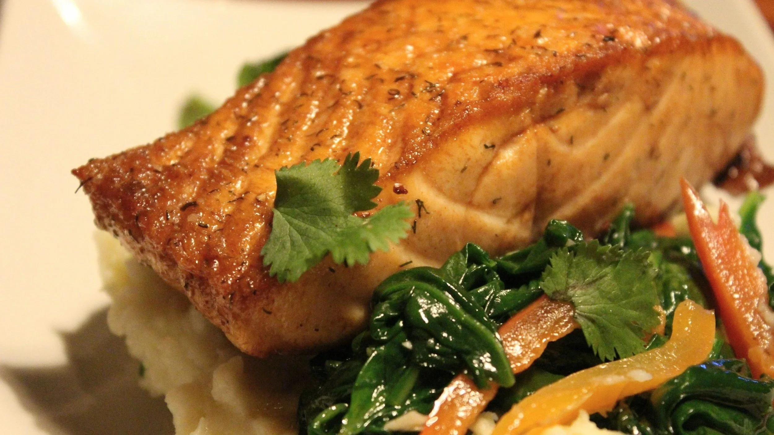 cooked salmon