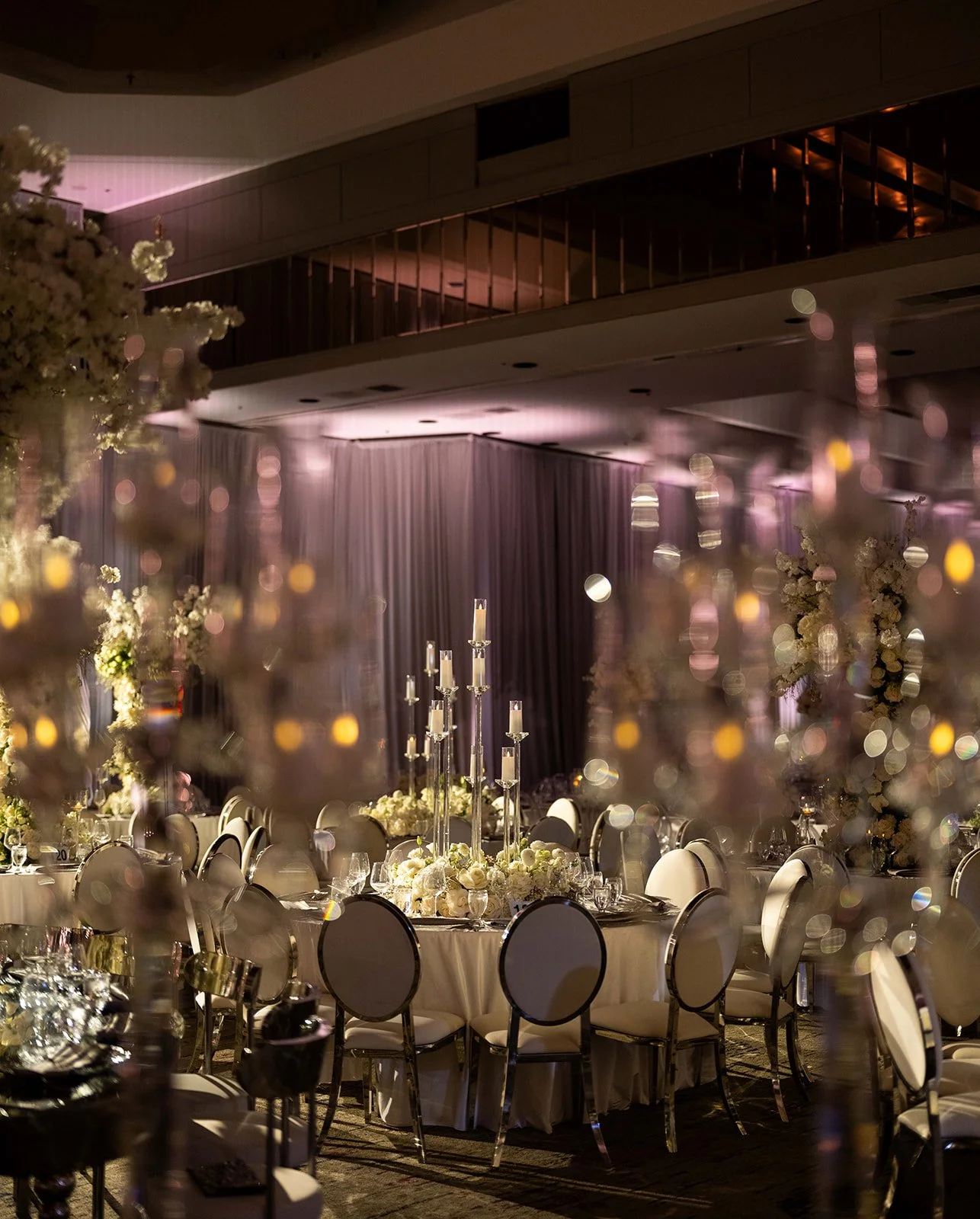 quinceanera ballroom set up in LA