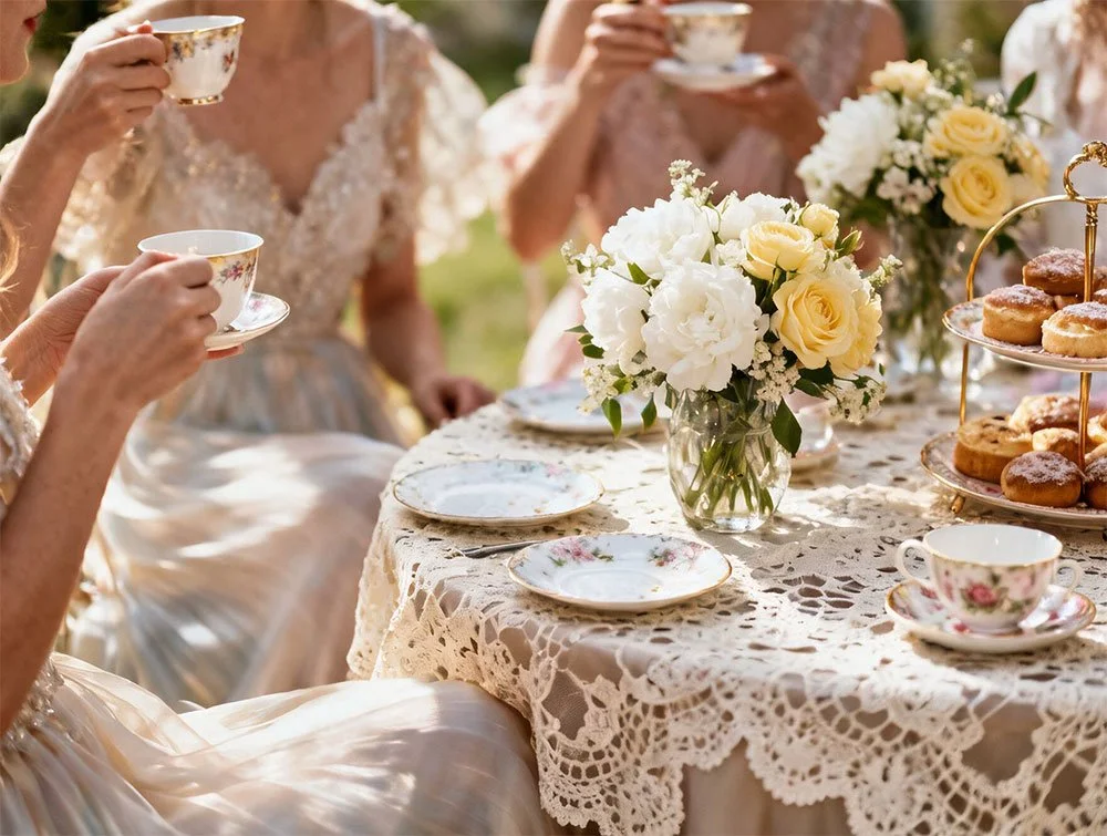 bridal shower afternoon tea style at the Hill