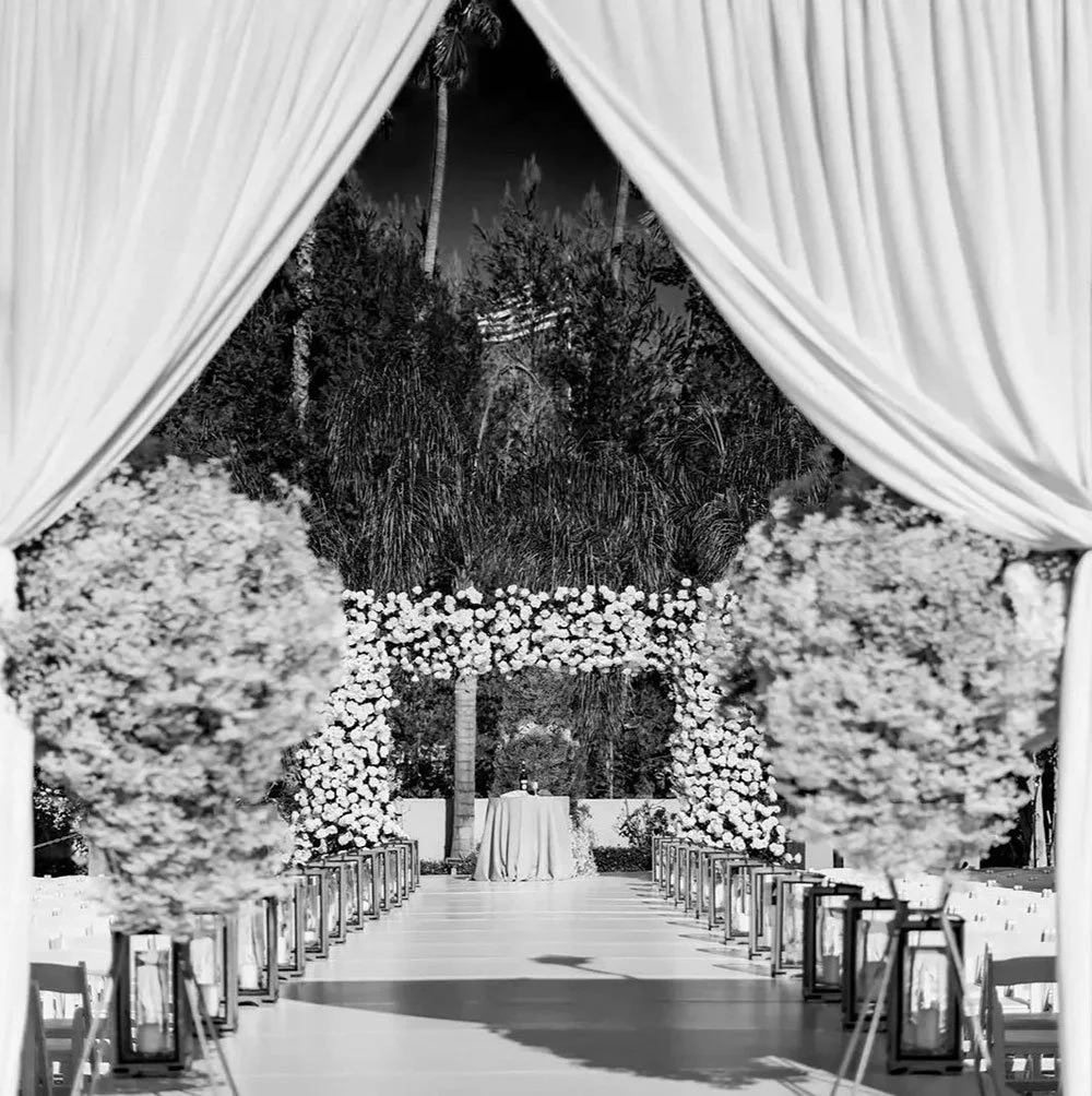 outdoor ceremony space