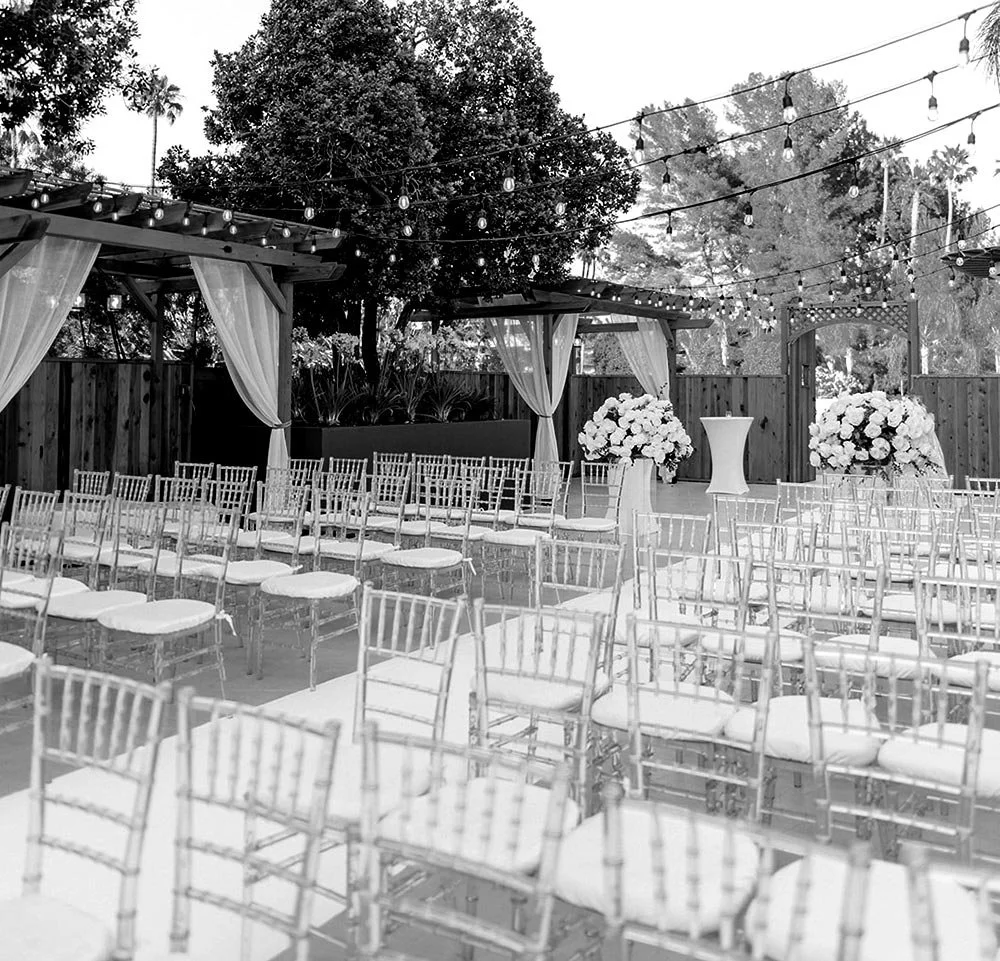 wedding set up