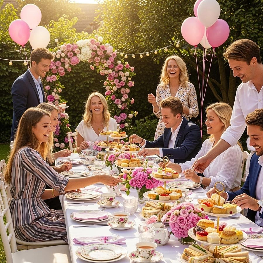 afternoon tea birthday celebration