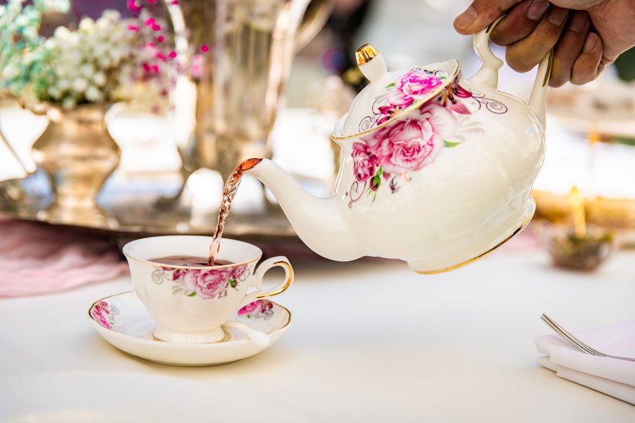 Tea Service at Baby Shower