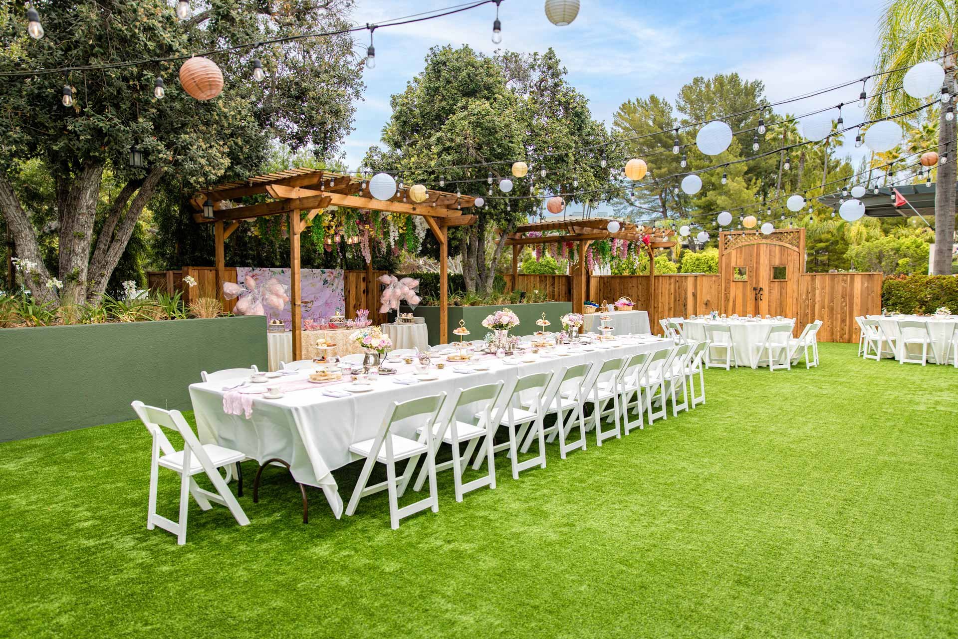 Outdoor Afternoon Tea Event Space