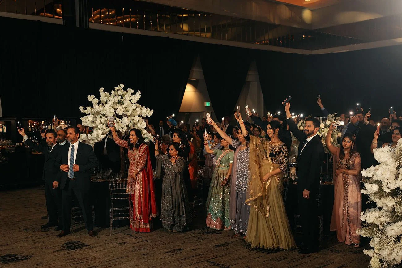 indian wedding celebration at the Hill Los Angeles