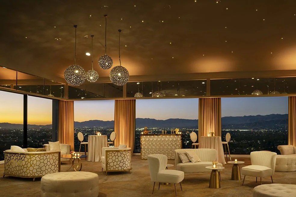 venue for teambuilding with Hollywood Hills views