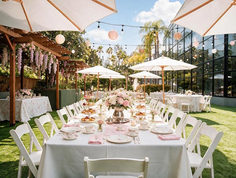 tea party bridal shower venue in LA