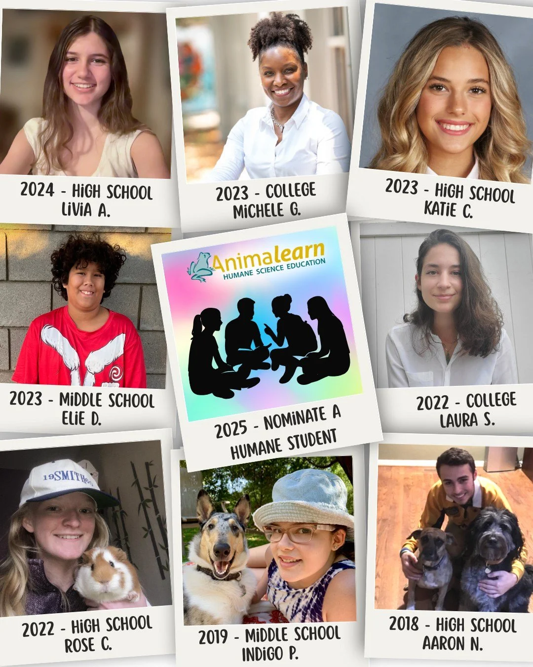 Calling all #humane #students and #parents!  Nominate a #student, who has taken a stand against dissection or influenced humane science education in some way during the past #school year! Fill out the entry form at: https://forms.gle/zLzjwSBYupYprzm2
