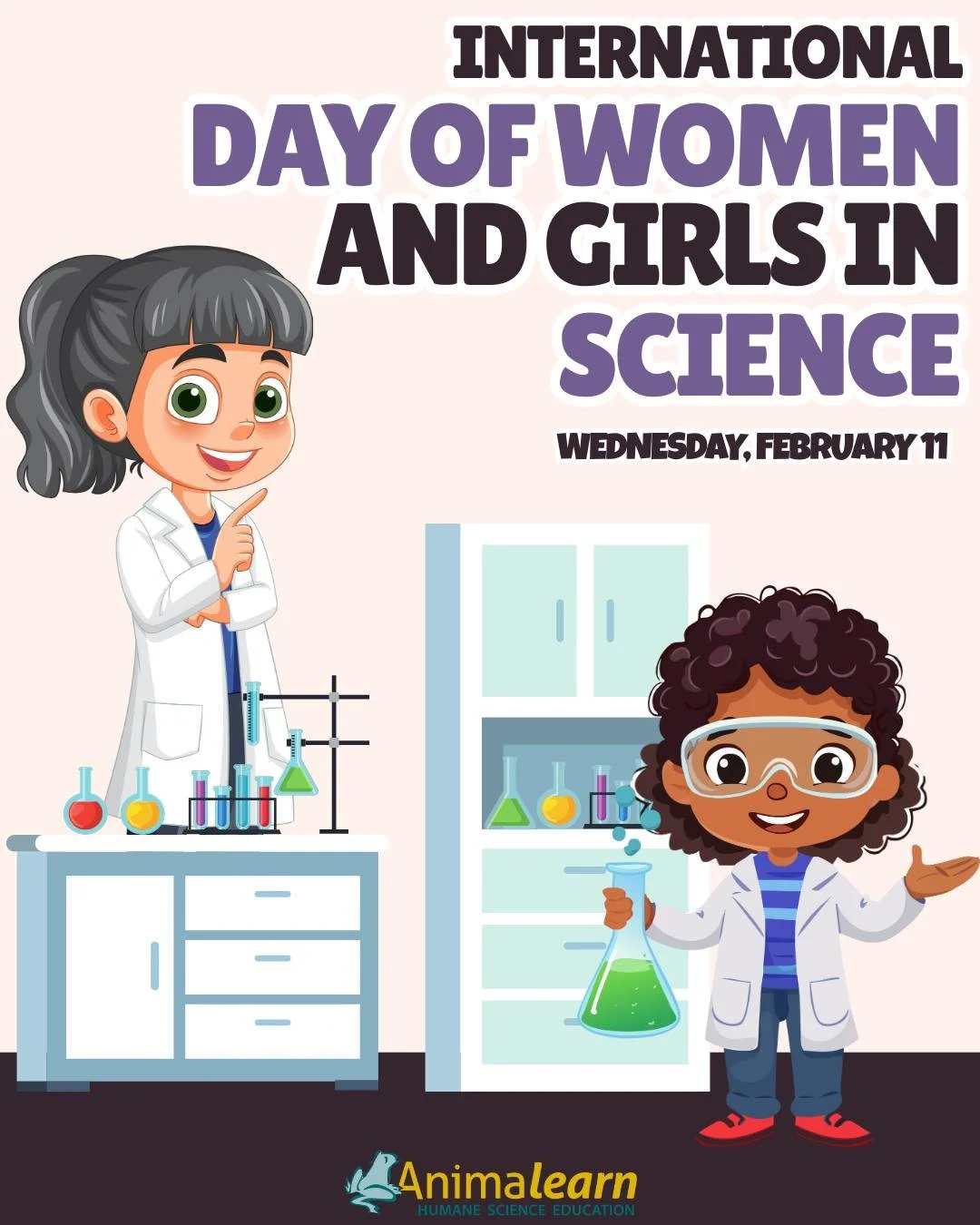 Today is International Day of #Women and #Girls in #Science. Shoutout to all of the women and girls that are #humane science #education advocates!

#internationaldayofwomenandgirlsinscience #humanescience #humaneeducation #teachers #scienceeducation 