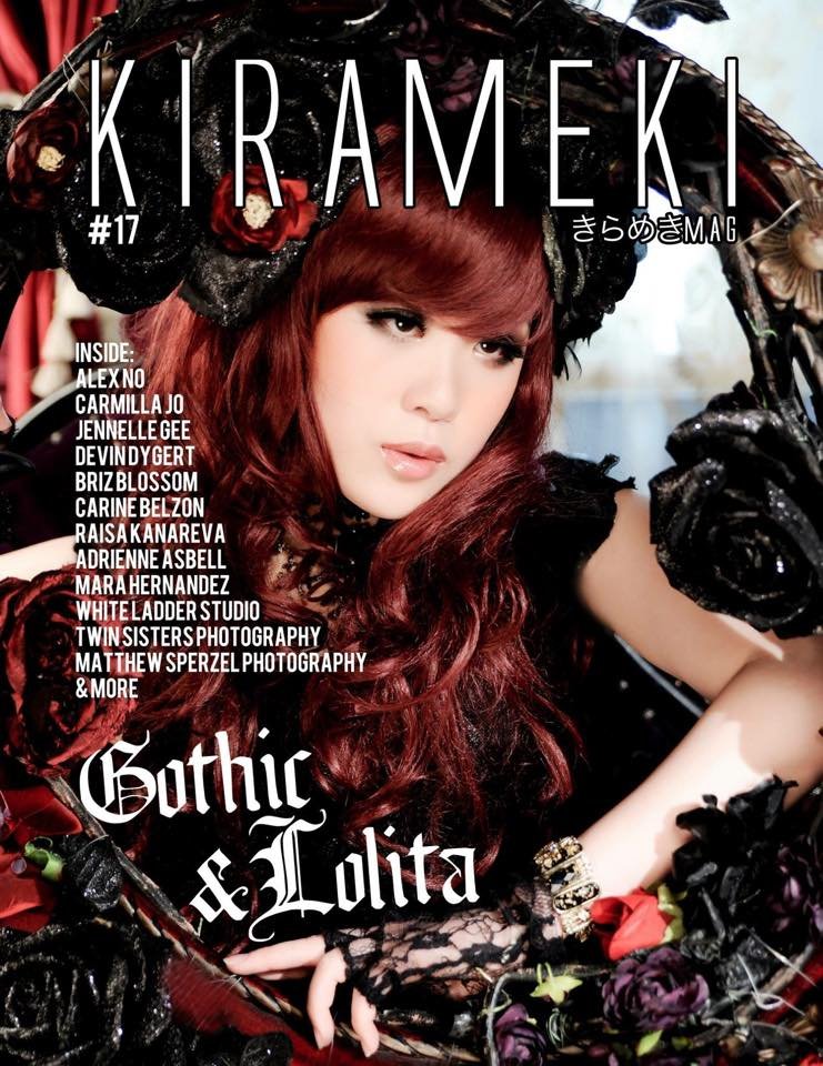 Cover of Kirameki Magazine, Gothic & Lolita issue, April 2015