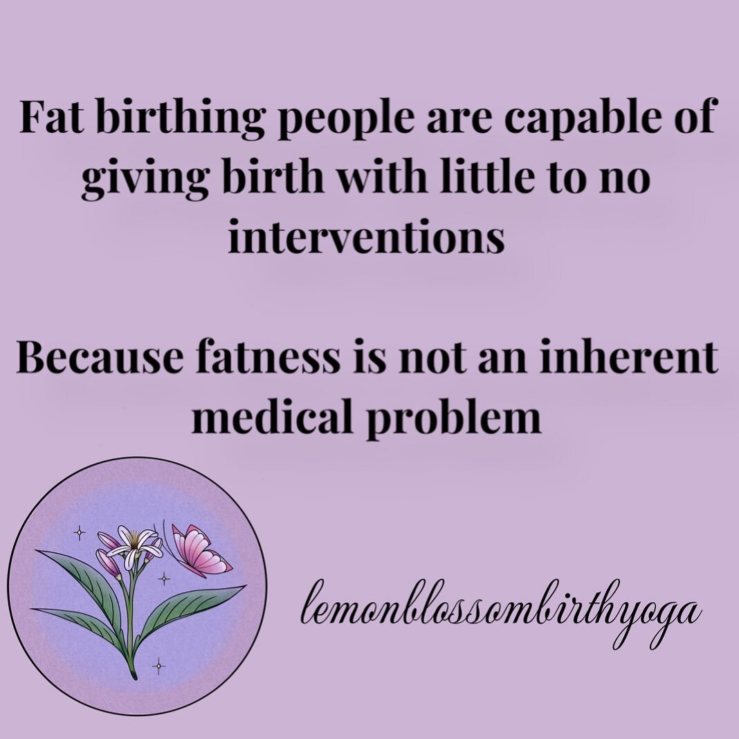 Your body is not the problem- a world that over pathologizes fatness is. We are sold a narrative that fatness is always correlated with a long list of disease and health concerns- but there is no disease that is solely correlated to being fat. 

Your