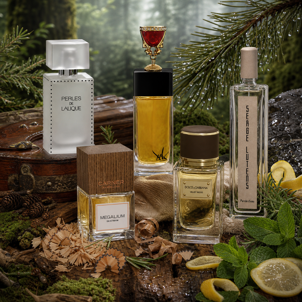 A Walk in the Woods: 5-Piece Niche Fragrance Set