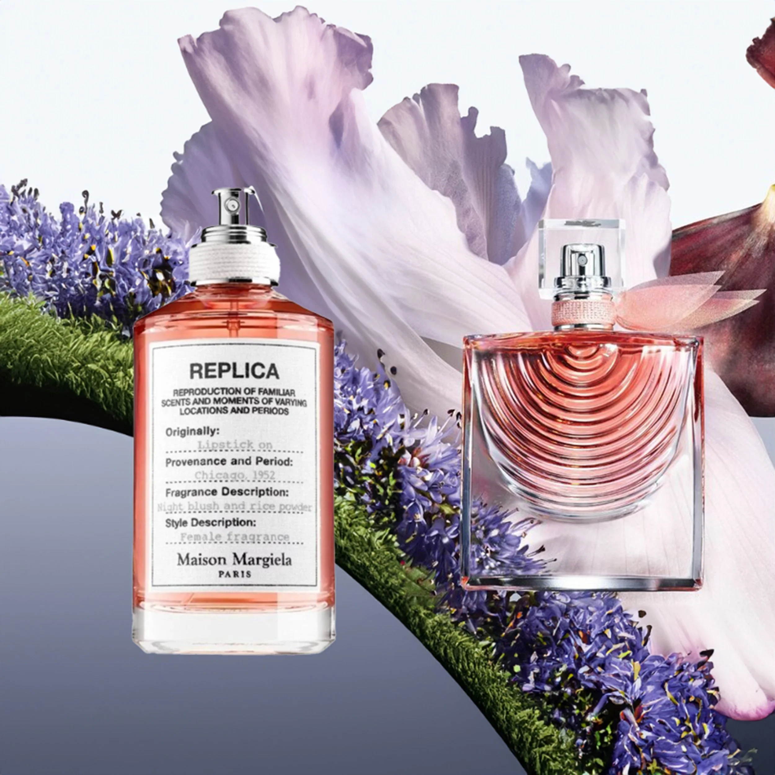 REPLICA FLOWER MARKET + LIPSTICK ON
