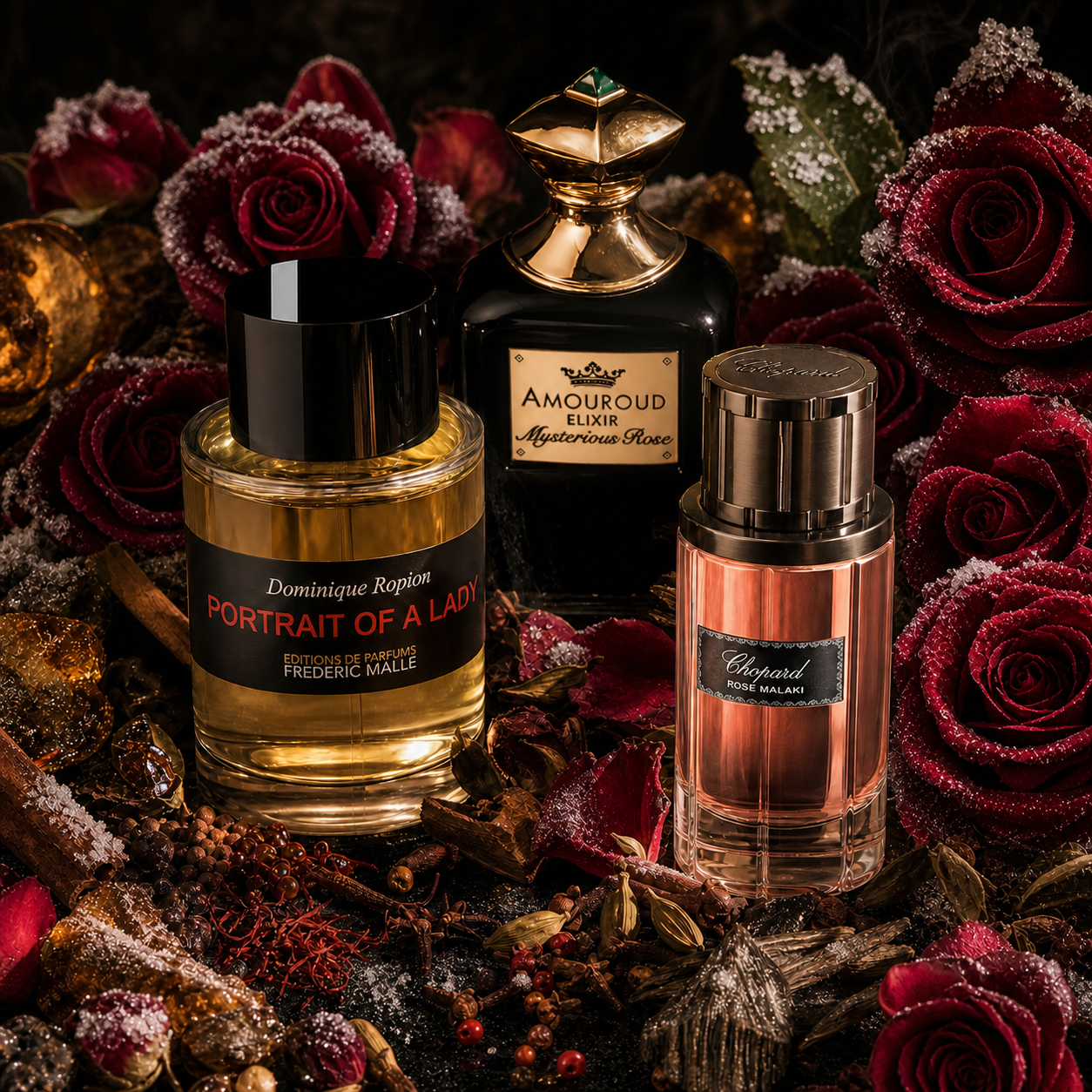 Winter Roses Niche Fragrance Trio