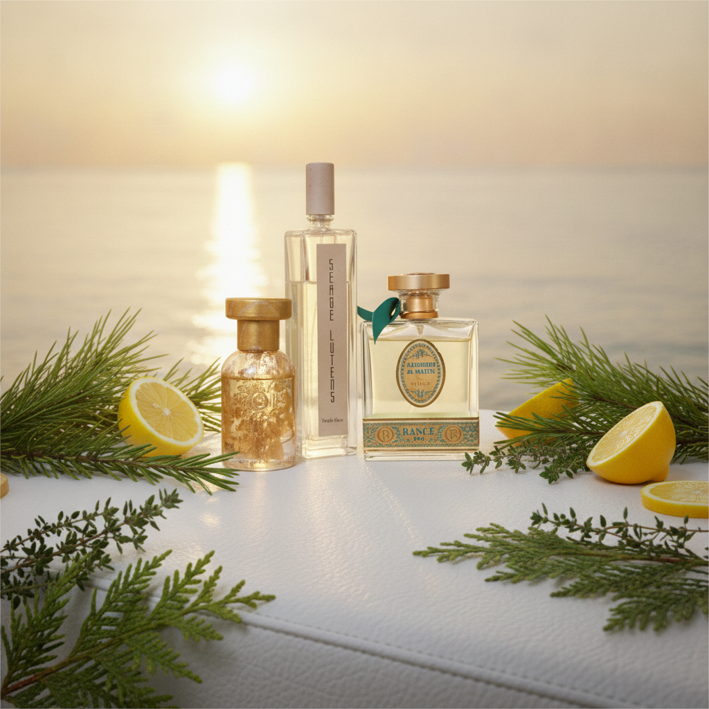 Wild Coast: Citrus, Pine & Salt Air Niche Fragrance Trio