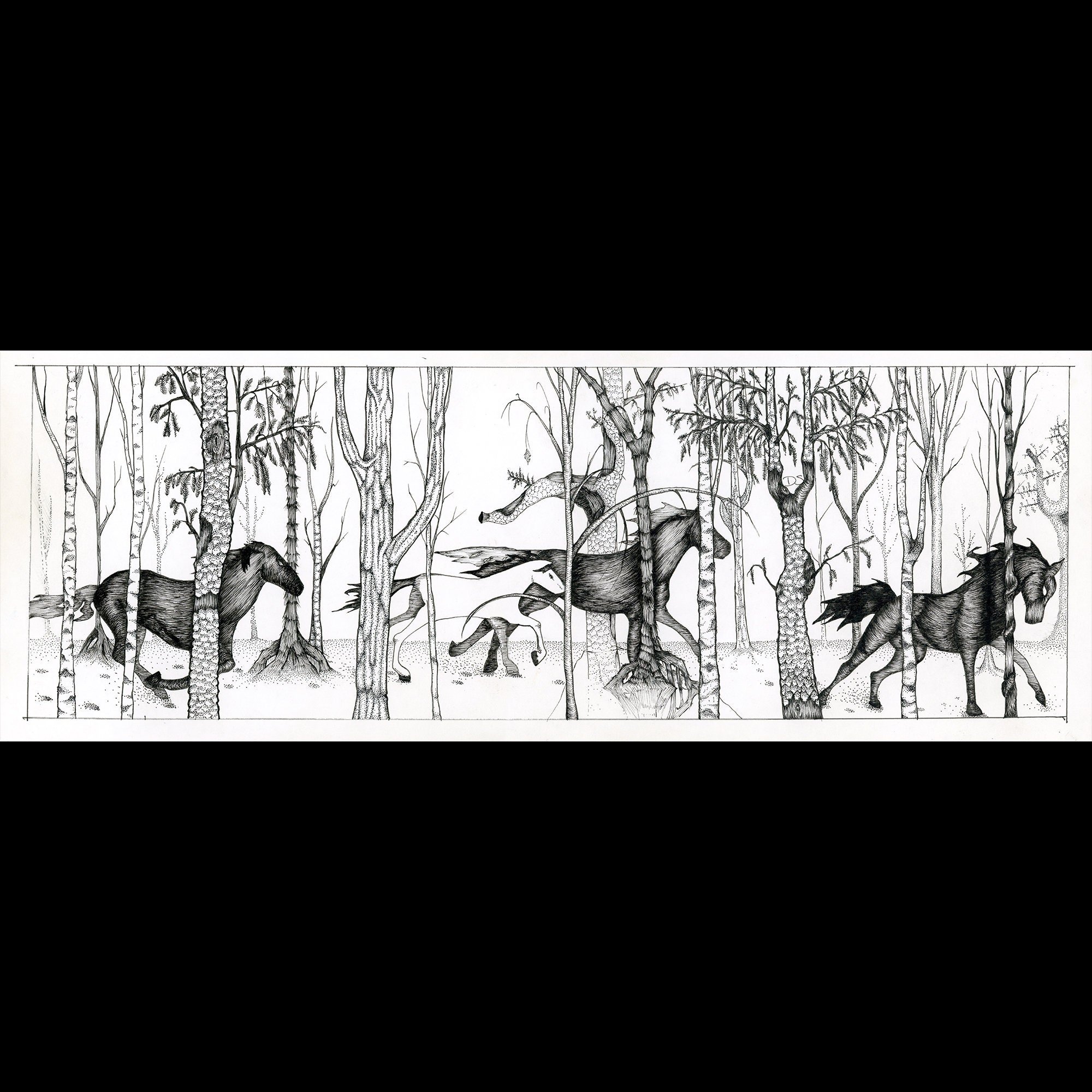 Running Horses Print