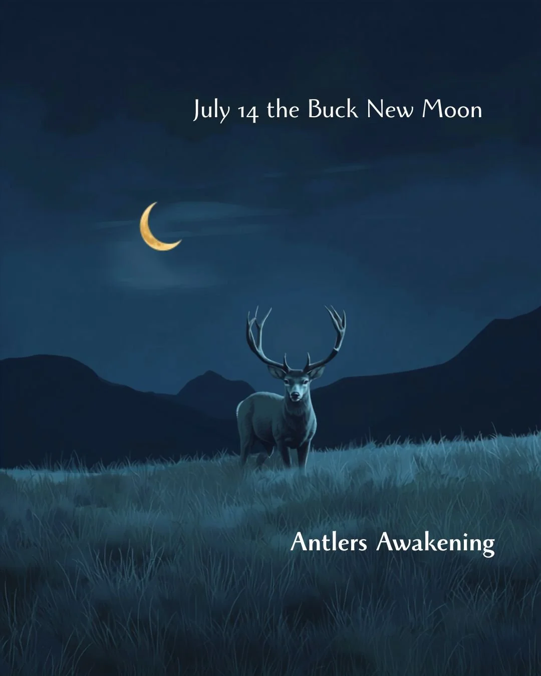 🌑 The Spiritual, Emotional, and Healing Energy of the New Buck Moon