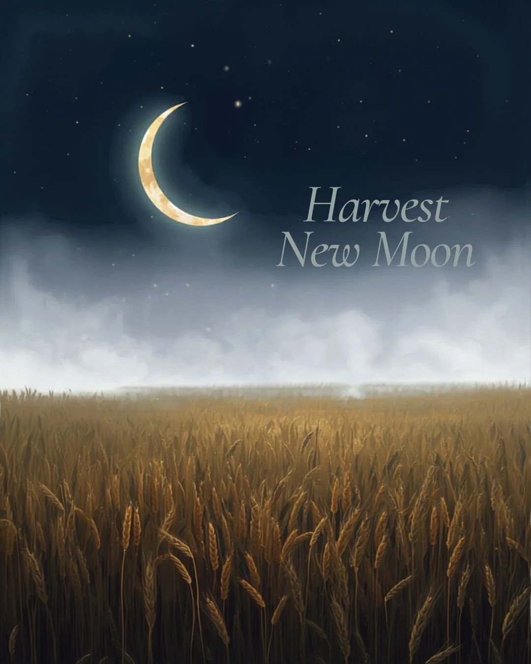 🌑 New Harvest Moon – September 11, 2026   A Time to Clear, Soften, and Begin Again