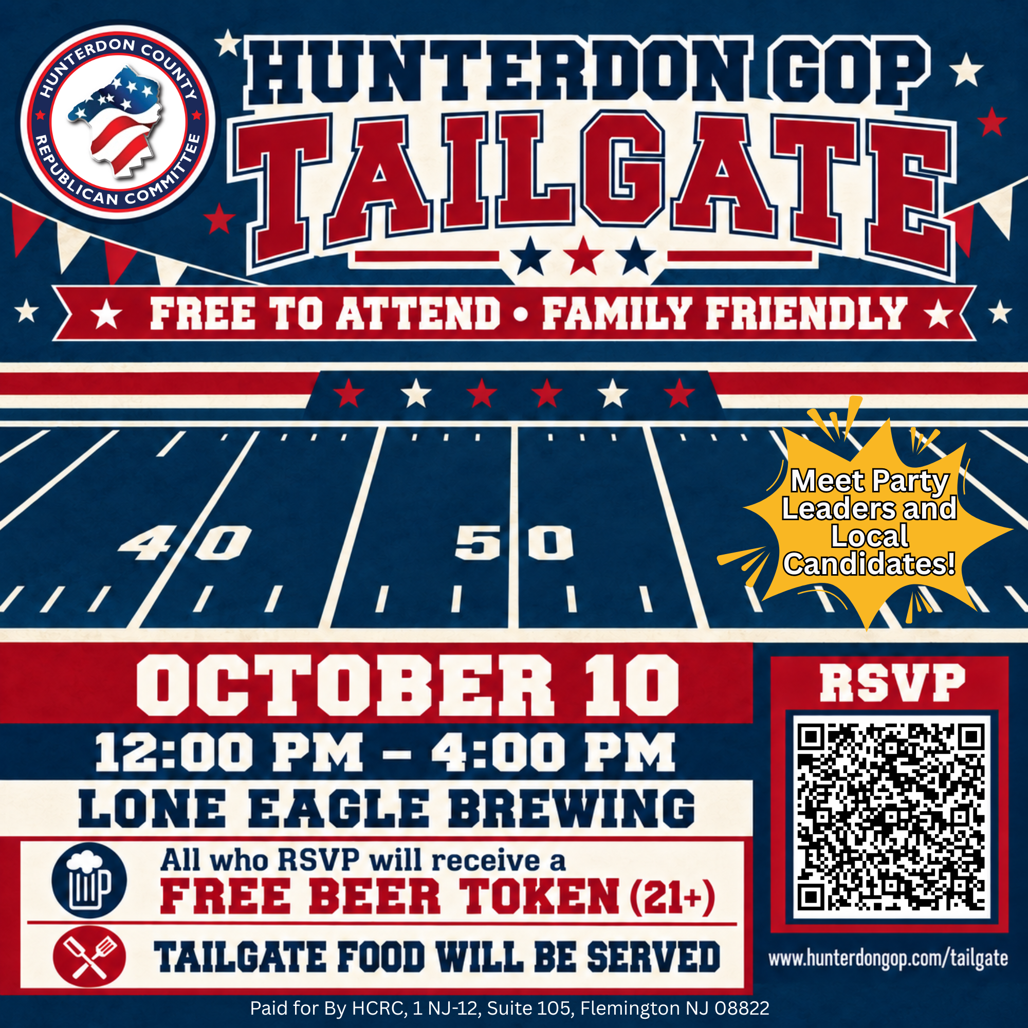 Hunterdon GOP Tailgate/Family Picnic!