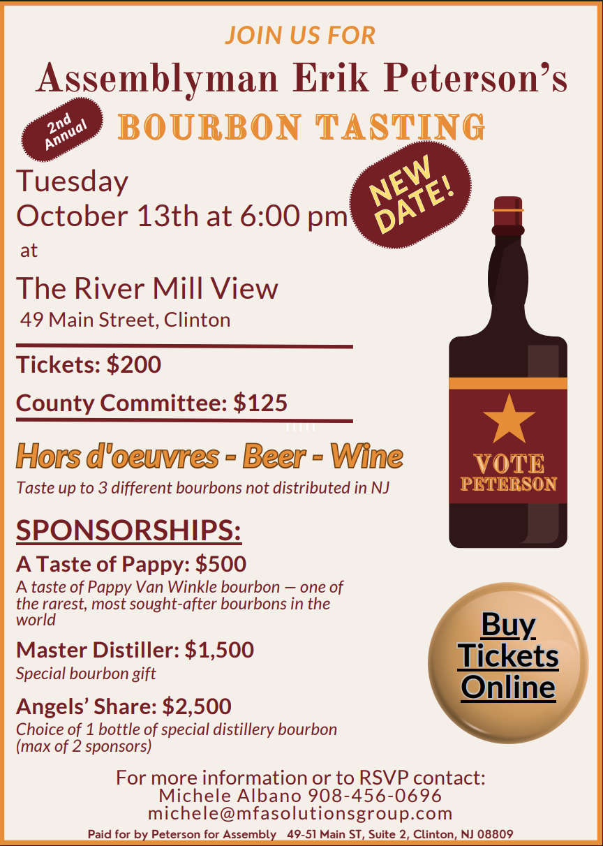 Assemblyman Peterson's Bourbon Night