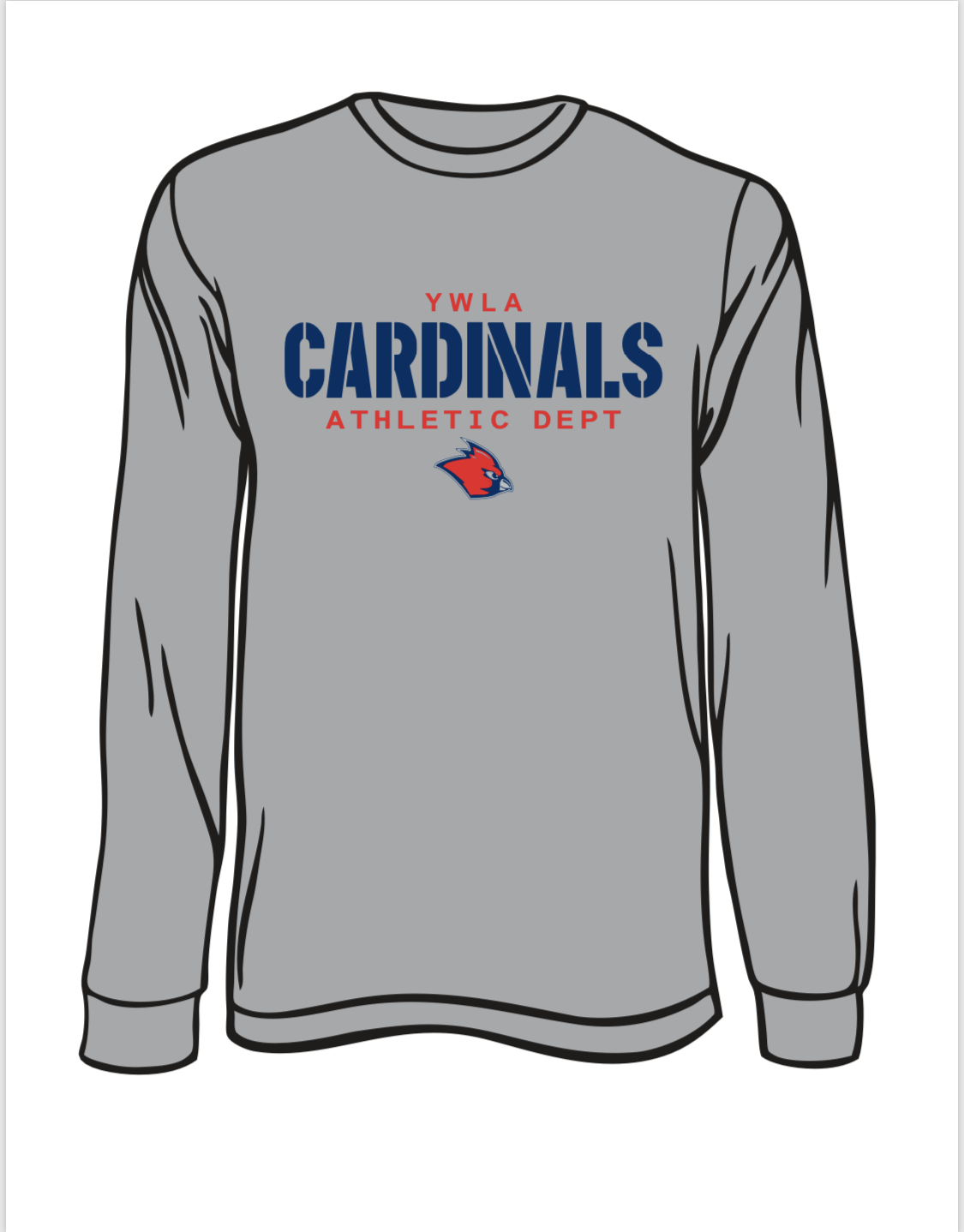 Gray Athletics Long Sleeve Tee