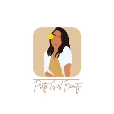 Pretty Girl Beauty logo: A sleek and elegant logo representing Pretty Girl Beauty, featuring artistic typography and a unique symbol that embodies beauty and sophistication.
