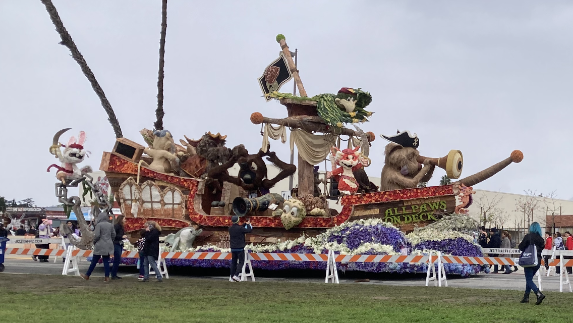 Like the Rose Parade Floats