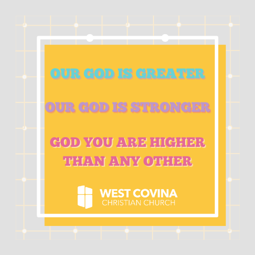 Our God is Greater